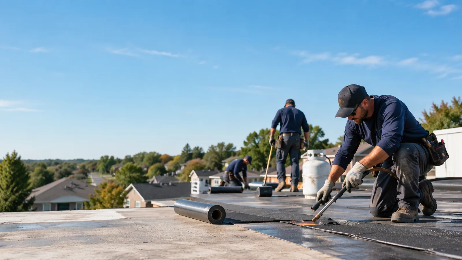 Flat Roof Leak Repair providers in Lerna, IL